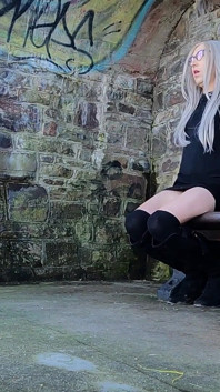 Themidnightminx cüretkar dildo ekranı!