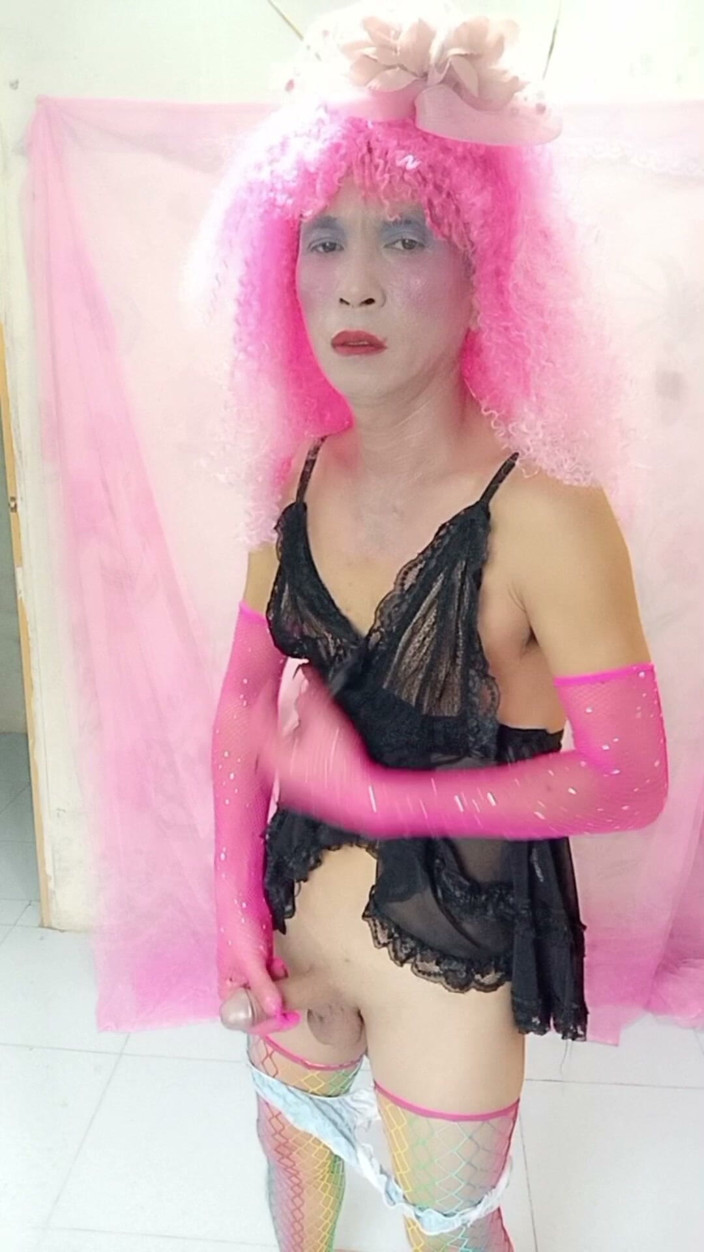 nguyen dang thien tri: 자지를 찌르는 섹시한 옷을 입은 Oanh Le Transgender
