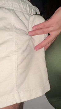 Big-ass Woman Touches a Stranger's Penis