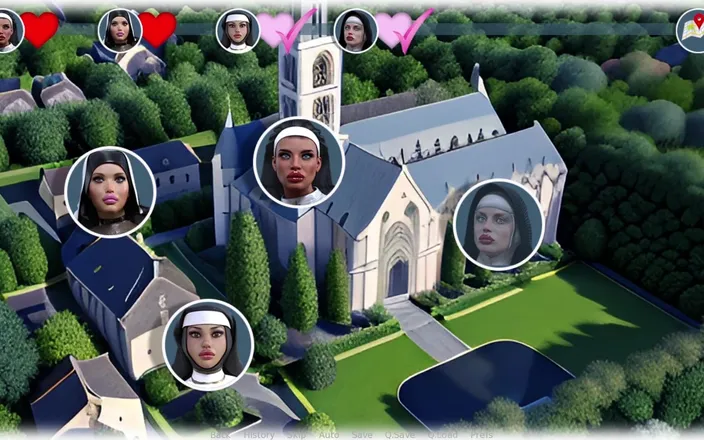 PornGameHunter: Complete Gameplay - Busty Naughty Nuns