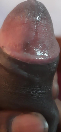 A Male Is Relaxing with Private Self-indulgence at Home