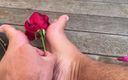 Manly foot: Розы красные мои ступни для U - мужская нога - шлепаное жизнь - посещение австралийской винодельни, эпизод 3