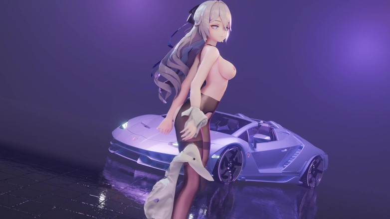 MikuMotion: Ursäkta mig; Genshin inverkan; Bronya; Kontorsdame uniform; Penna kjol; Grenlösa...