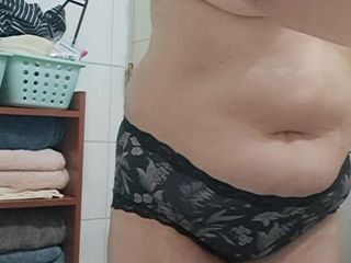 Mommy big hairy pussy: Macocha Un Morning Black Old Panthys