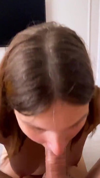 Amateur Wife Best Morning Blowjob and Cum Swallow