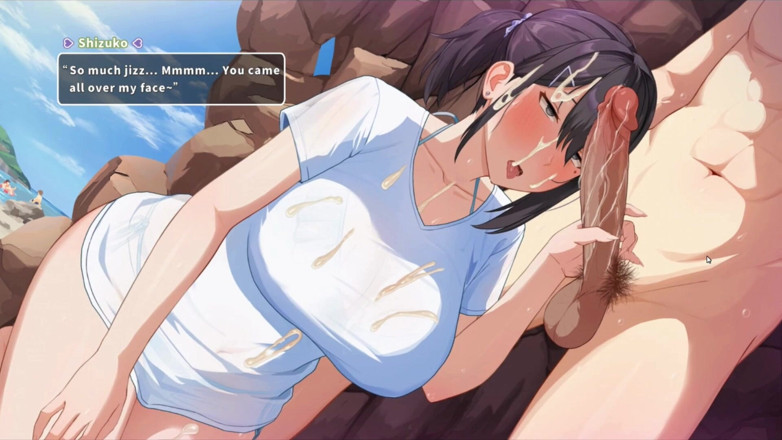 NSFWOtaku: Permainan hentai - summer clover - wanita kantoran yang berdedikasi dientot habis-habisan...