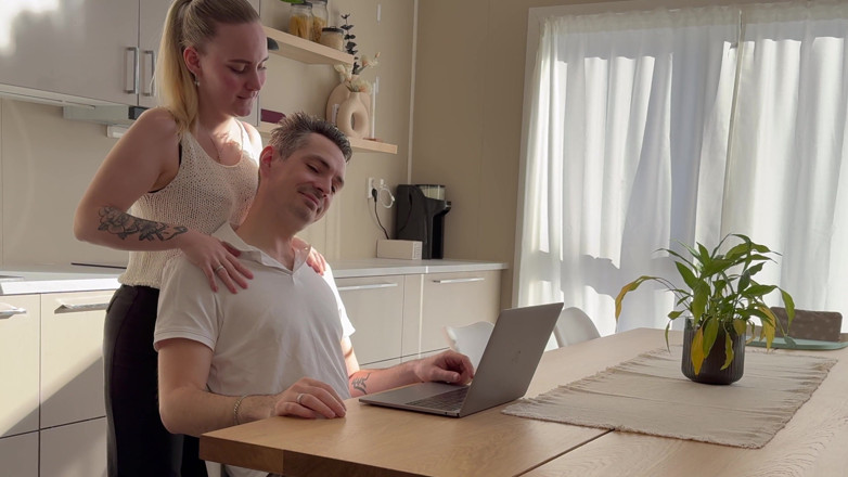 Christian Hearts: Working Guy Gets Lucky When Wife Wants Some Action