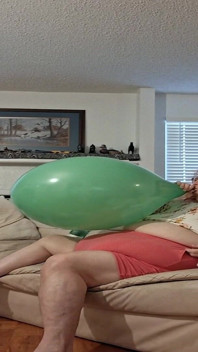 Requested Blow up and Pop Video by Big Beauty Nurse Vicki