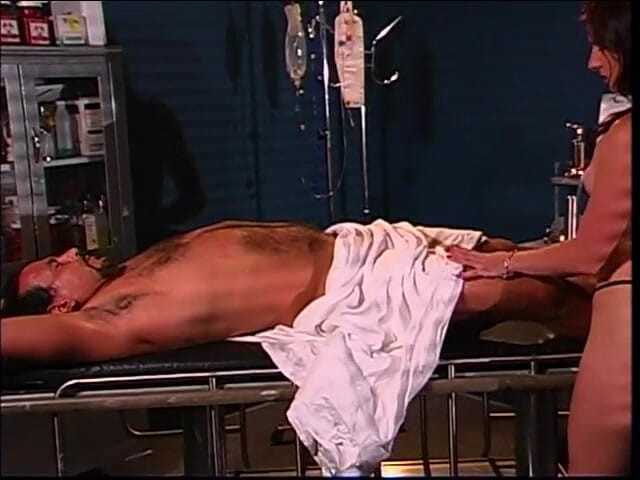 Project Femdom: Hot nurse in heels plays with stud