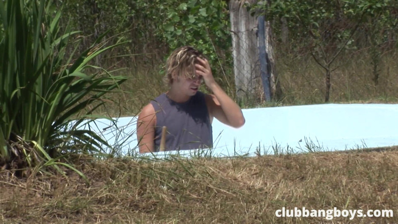 Club Bang Boys: The Pool Boy Gets Barebacked in the Backyard