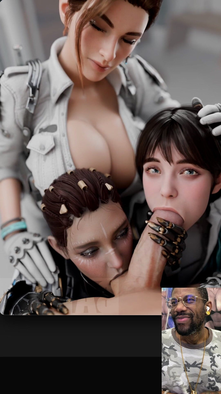 Good news media: Madrastra de pecho grande enseñando a sus hijastras cómo chupar...