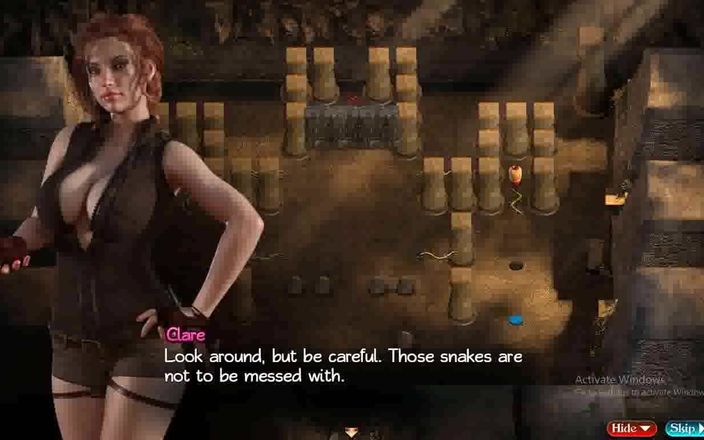 Dirty GamesXxX: Tesoro di Nadia: puzzle nel tempio ep 234