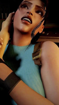 Lara Croft călărește pula invers | Parodia Tomb Raider