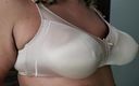 Only bras: Dd vintage jaren 90 jaren 80 beha, satijn, nylon, naakt, geen kabel