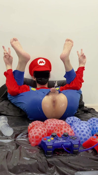 Mario Twink Asshole Squirt and Cum a Lot