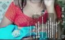 Luxmi Wife: Sari bleu, show en direct avec son mari - chat coquin