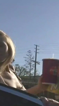 Two hot lesbians play with double dildo