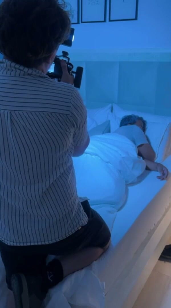 celestealba: Brother-in-law Share a Bed Behind the Scenes