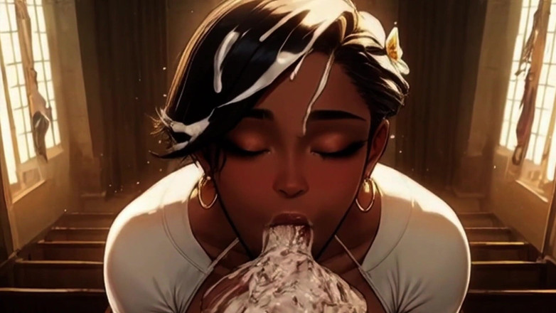 Spicy Toons: Gadis-gadis gereja memang suka kontol!