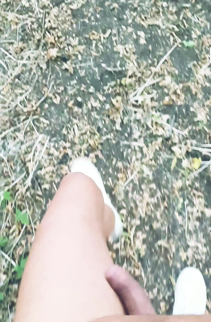MaleModel: POV Naked Walk in the Woods