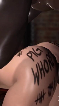 Fuck me on the table! Black man fucks hard a sexy college girl