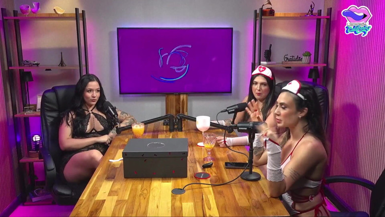 California TV: Sexy Lesbičky V Kalifornském Televizním Podcastu V Novém Směru! Mnohem...