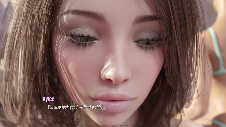 Hotgame Studio X: Awam MILF Amelie - Part 12 - Lucky Sam Enjoy a Steamy Beach...