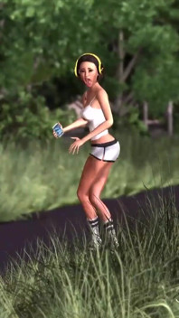 Wood goblin fickt nachts hartes fitness-mädchen im wald