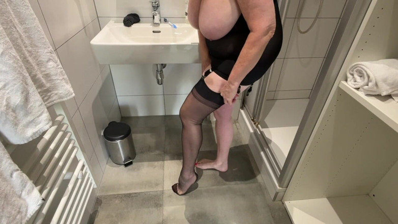 Aunty Sandra vintage girdle queen: Zia Sandra Nella Sua Cintura Tutti I Giorni Vgq45