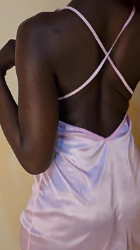 Pink Nightdress Twerking and Teasing.