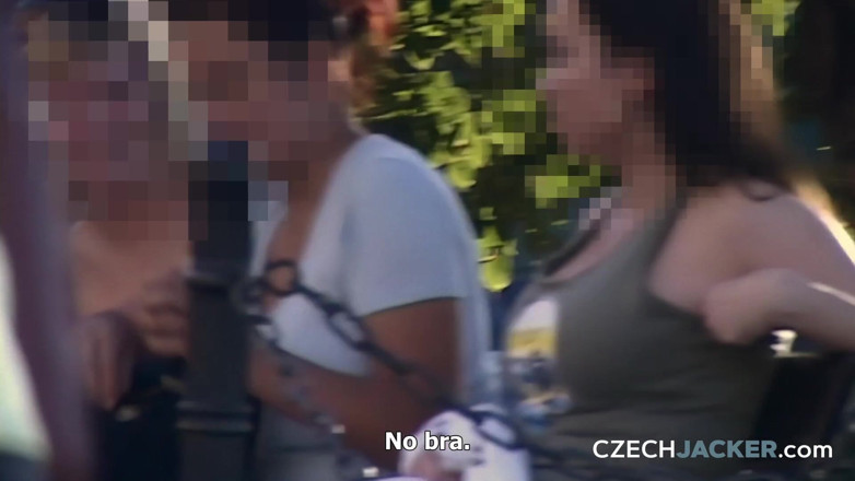 Czech Jacker: Czech Jacker 5 Playful Surprise From Behind - All Tease, All Fun