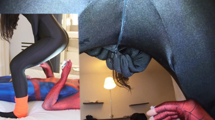 Nylon Xtreme: Jureka Delmar fucked with Black Zentai Lycra