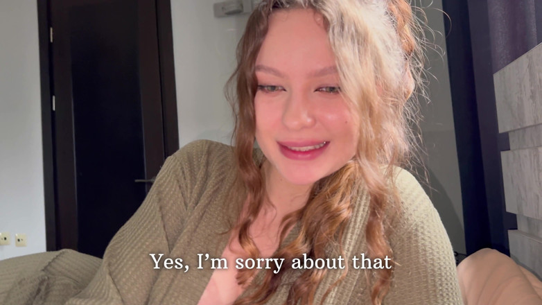 Alexa Poshspicy: POV: Stepaunt Caught Me Masturbating and Offered to Fuck Her...