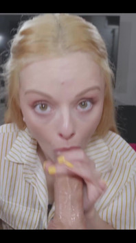 Getting My Face Covered with Cum After Sucking That Cock Hard