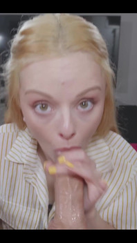 Getting My Face Covered with Cum After Sucking That Cock Hard
