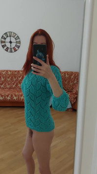 I Knitted Myself a Top and a Sweater, Bragging 2