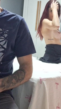 Risky Jerk-off Session Involving My Stepsister-will She Notice?