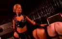 Male Dom - Spanking - BDSM: Blonde Domina dengan Dua Hambanya