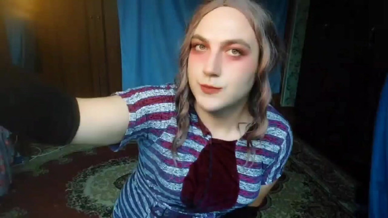 Kitty_Cross: 娘娘腔热舞女继妹的房间性感变装模特大屁股泡泡屁股