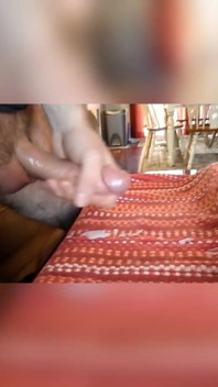 Home Alone Stroking My Cock