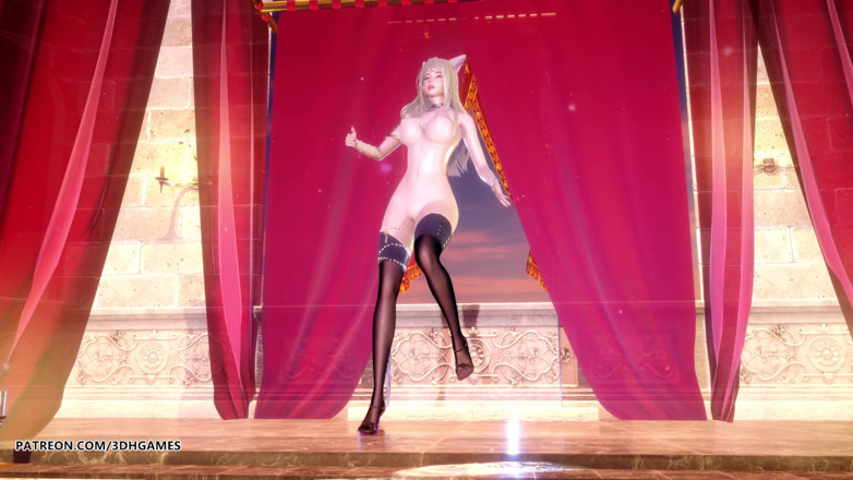 3D-Hentai Games: [MMD] Loona - tarian bugil seksi ahri akali seraphine league of...