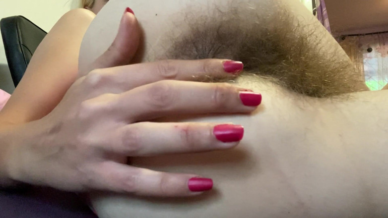 Cuteblonde666: Video fetish pantat berbulu sudut pandangan dekat