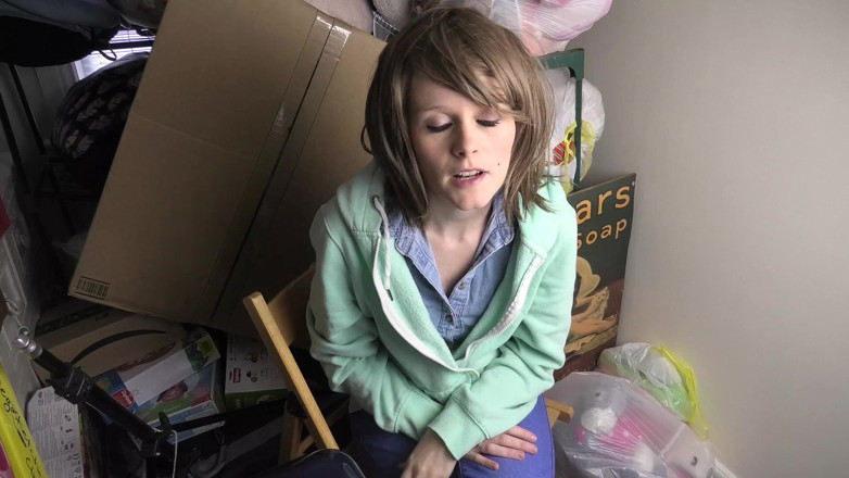 Sydney Harwin: Slut made to strip in store room