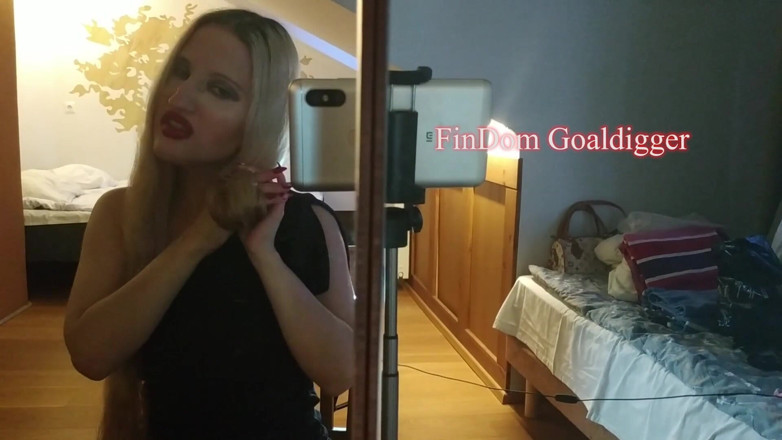 FinDom Goaldigger: 내 앞에서 약해