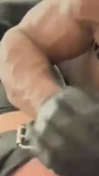 Interracial Leather Cock & Balls Play