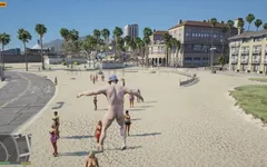 Gta v 裸体mod已安装的游戏玩热咖啡性感mod游戏玩