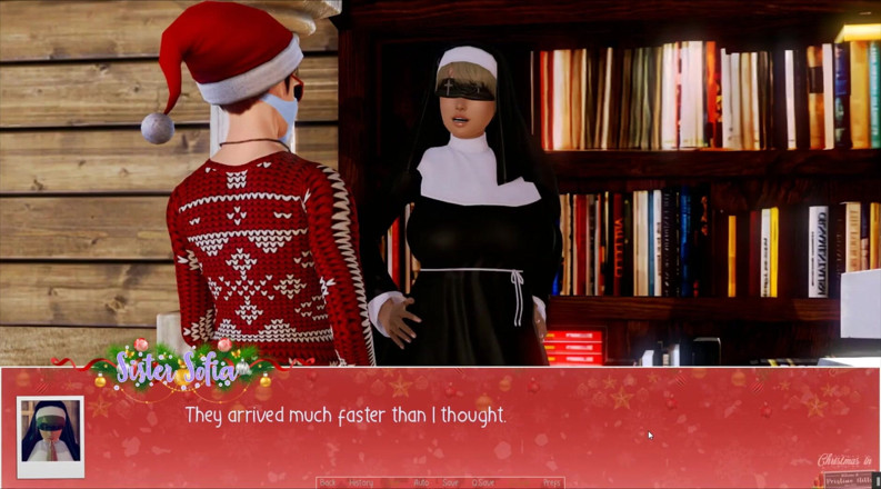 Cumming Gaming: Unlimited Christmas [xmas hentai porn play] ep.15 stepsister Sophia the nun...