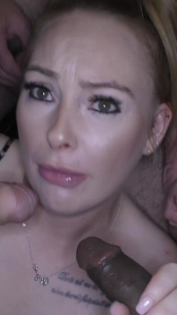 Tattooed Sluts From the UK in Their First Blowbang