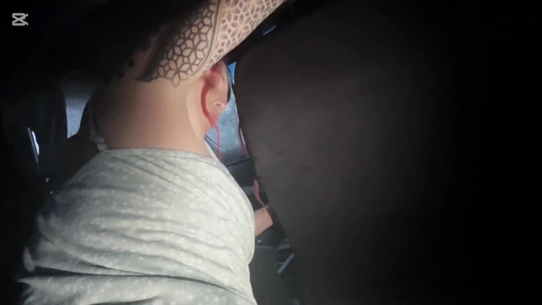 Gooning for Hours Driving the Car Facial Explosion for This Hot Babe MILF