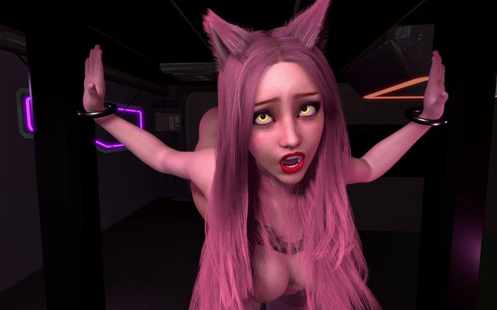 NSFW Gaming: Cewek doggy lagi asik seks gaya bdsm sambil berdiri